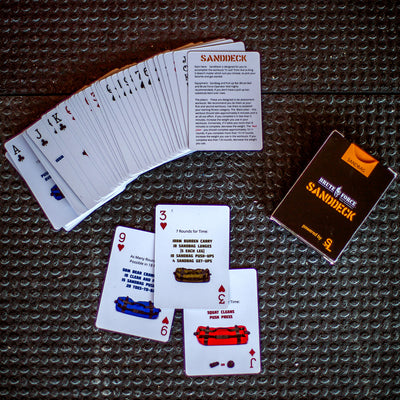 SandDeck Workout Playing Cards - Sandbag Workouts