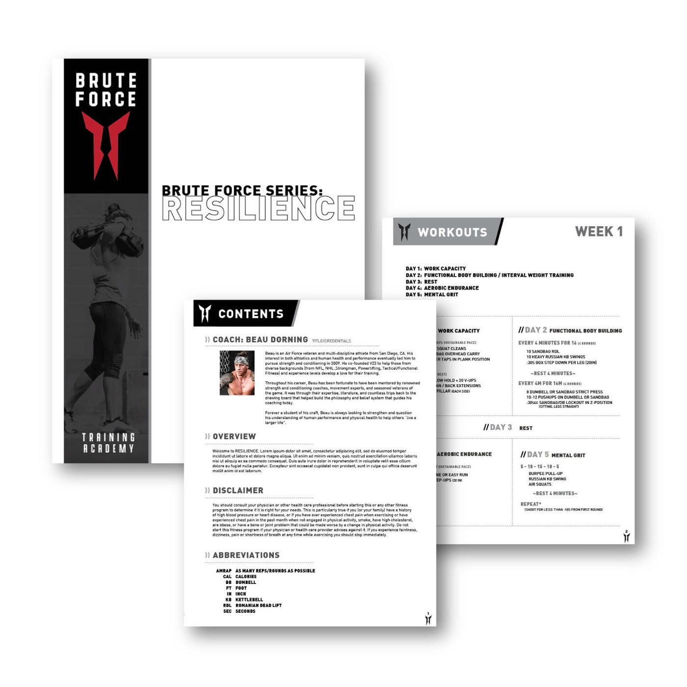 Brute Force Training Plans - Brute Force Training