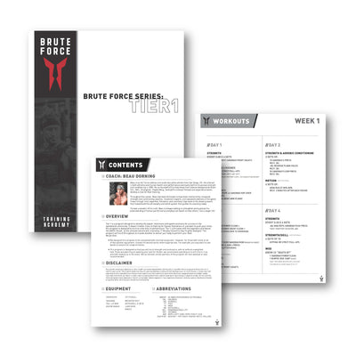 Brute Force Training Plans