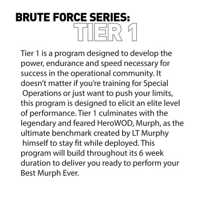 Brute Force Training Plans